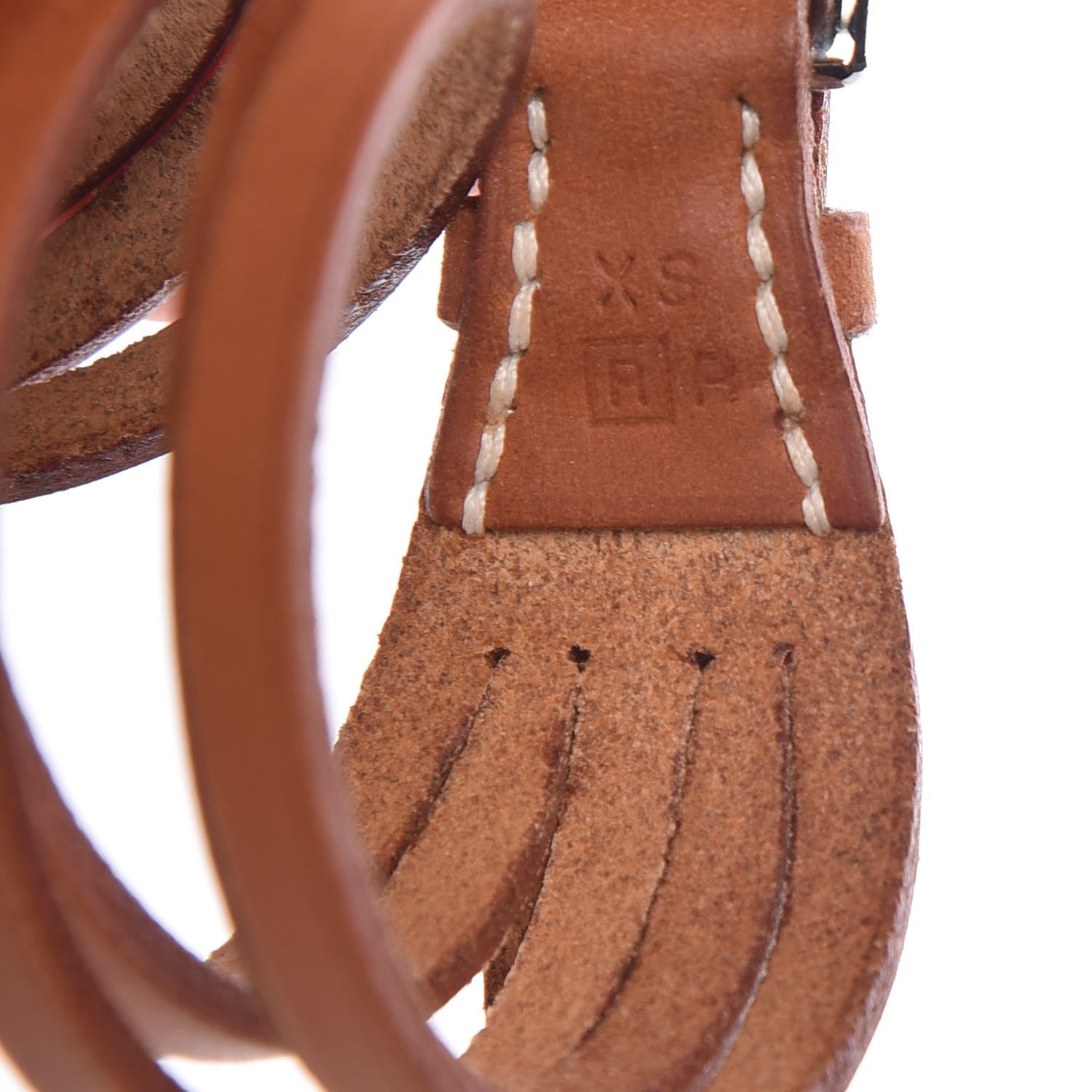 Hermes Barenia Wrap Bracelet XS Fauve 4 of 4