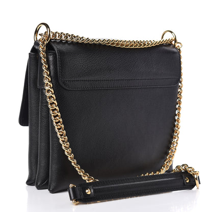 Alexander McQueen Grained Calfskin Twin Skull Crossbody Black 3 of 9