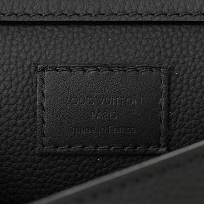 Louis Vuitton Grained Calfskin Aerogram Slingbag Black 6 of 9
