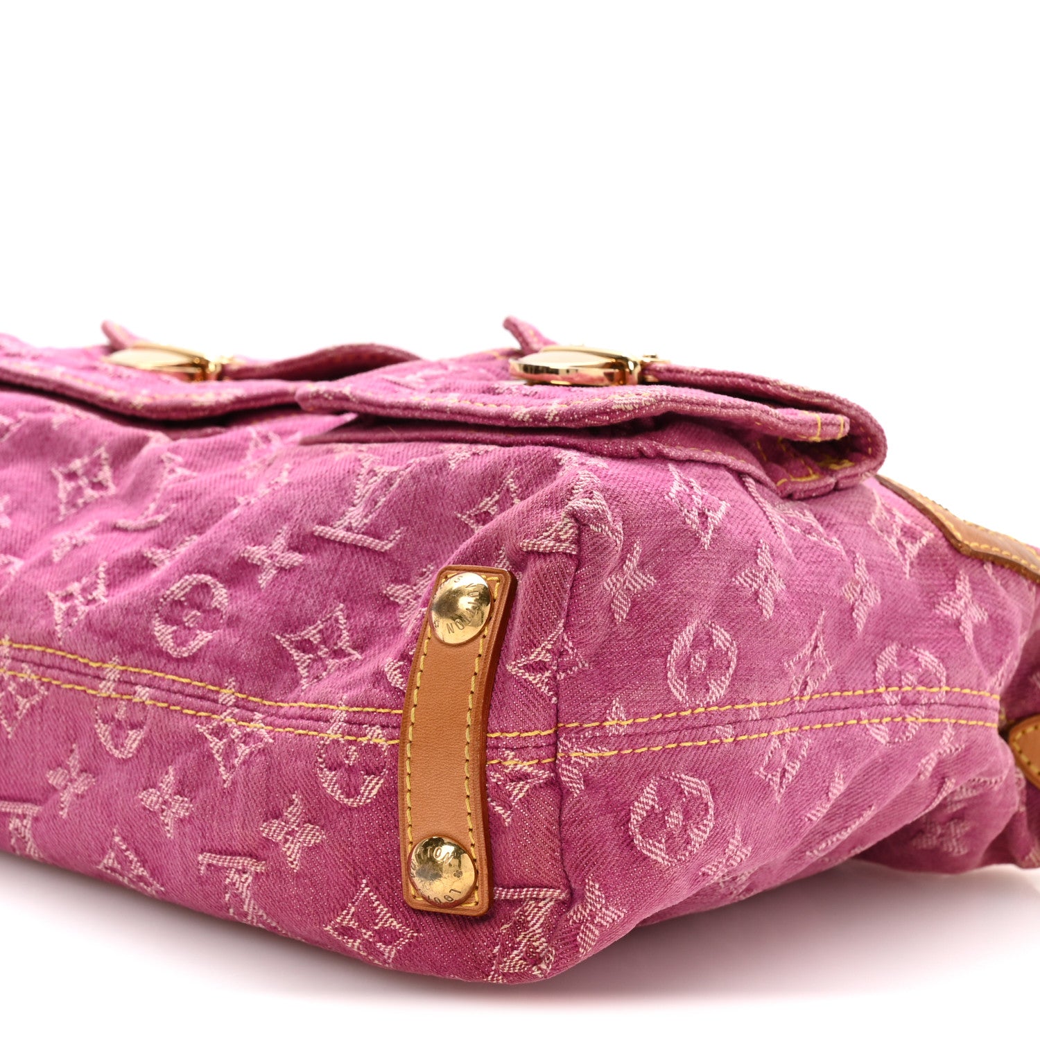 Louis Vuitton Denim Baggy PM Fuchsia 8 of 8