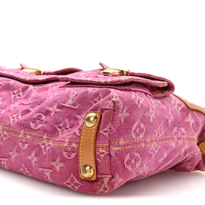 Louis Vuitton Denim Baggy PM Fuchsia 8 of 8