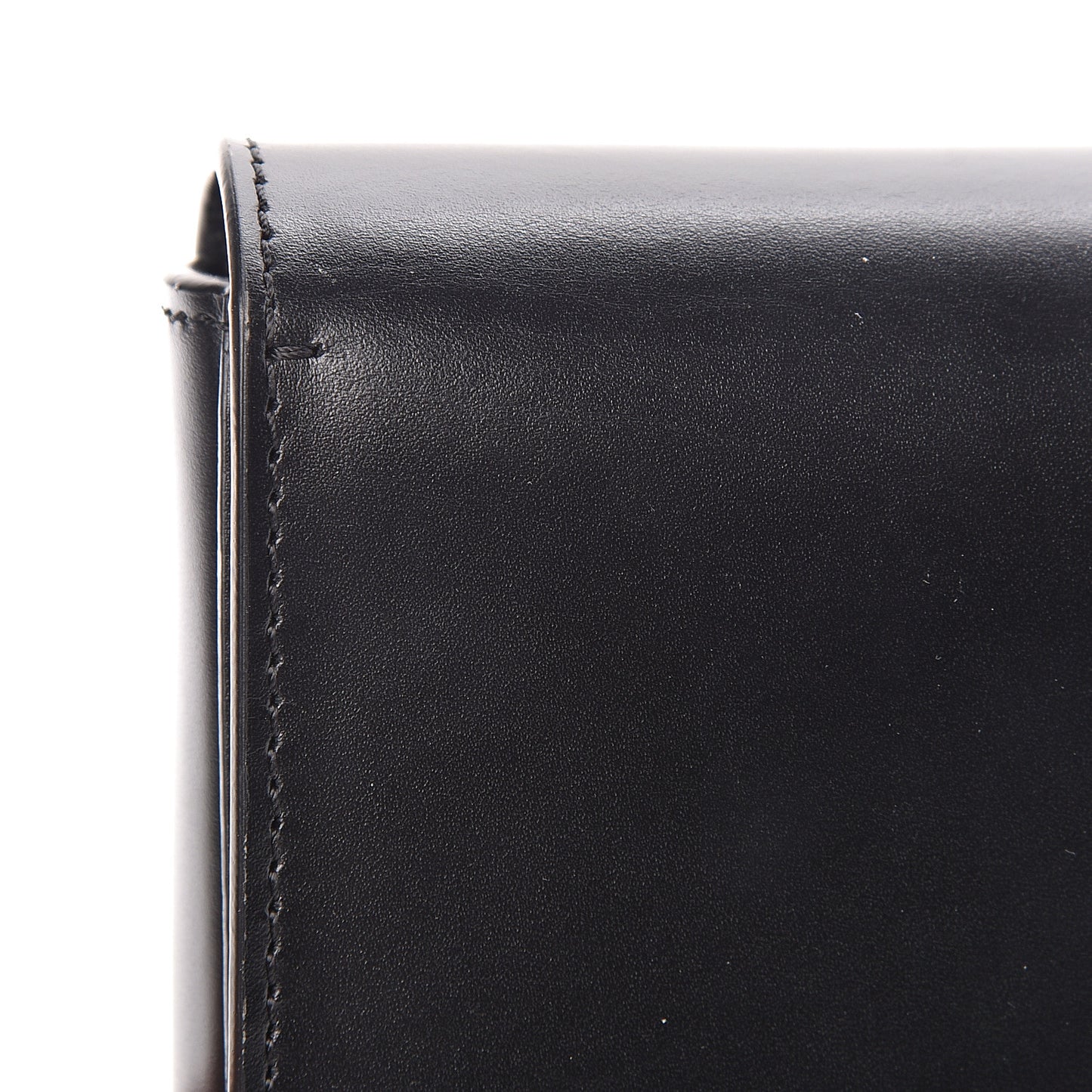 Calfskin Grace Chain Clutch Black