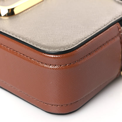 Marc Jacobs Saffiano Small Snapshot Camera Bag French Grey 10 of 10
