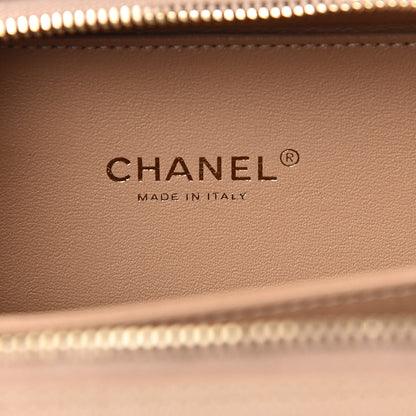 Chanel Caviar Quilted Small CC Filigree Vanity Case Beige 6 of 12