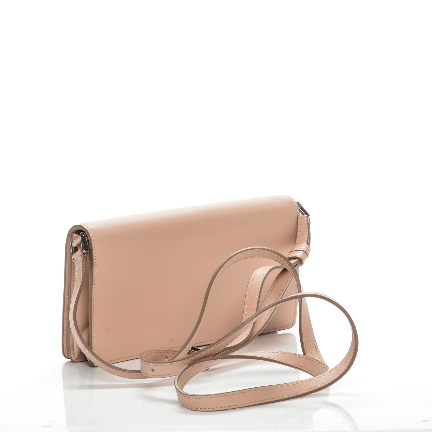 Givenchy Calfskin Logo Debossed Crossbody Light Pink 3 of 9