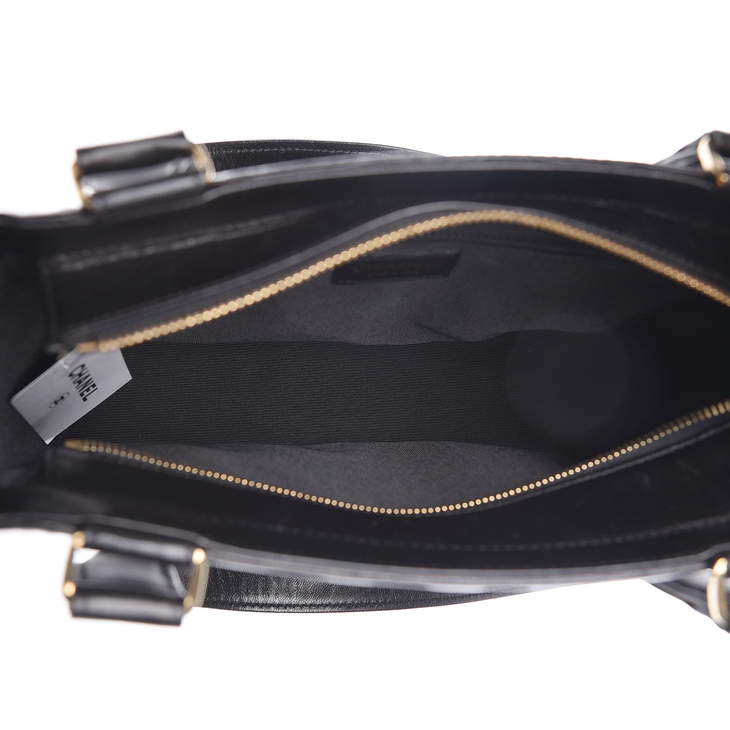 Chanel Lambskin Quilted Chocolate Bar Tote Black 5 of 17