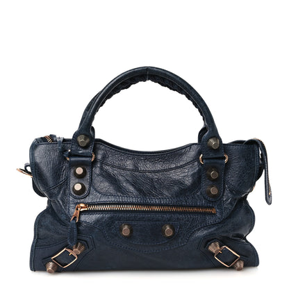 Balenciaga Agneau Giant 21 Rose Gold Hardware City Dark Night 1 of 11