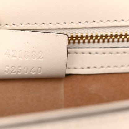 Gucci Calfskin Small Sylvie Shoulder Bag Off White 7 of 13