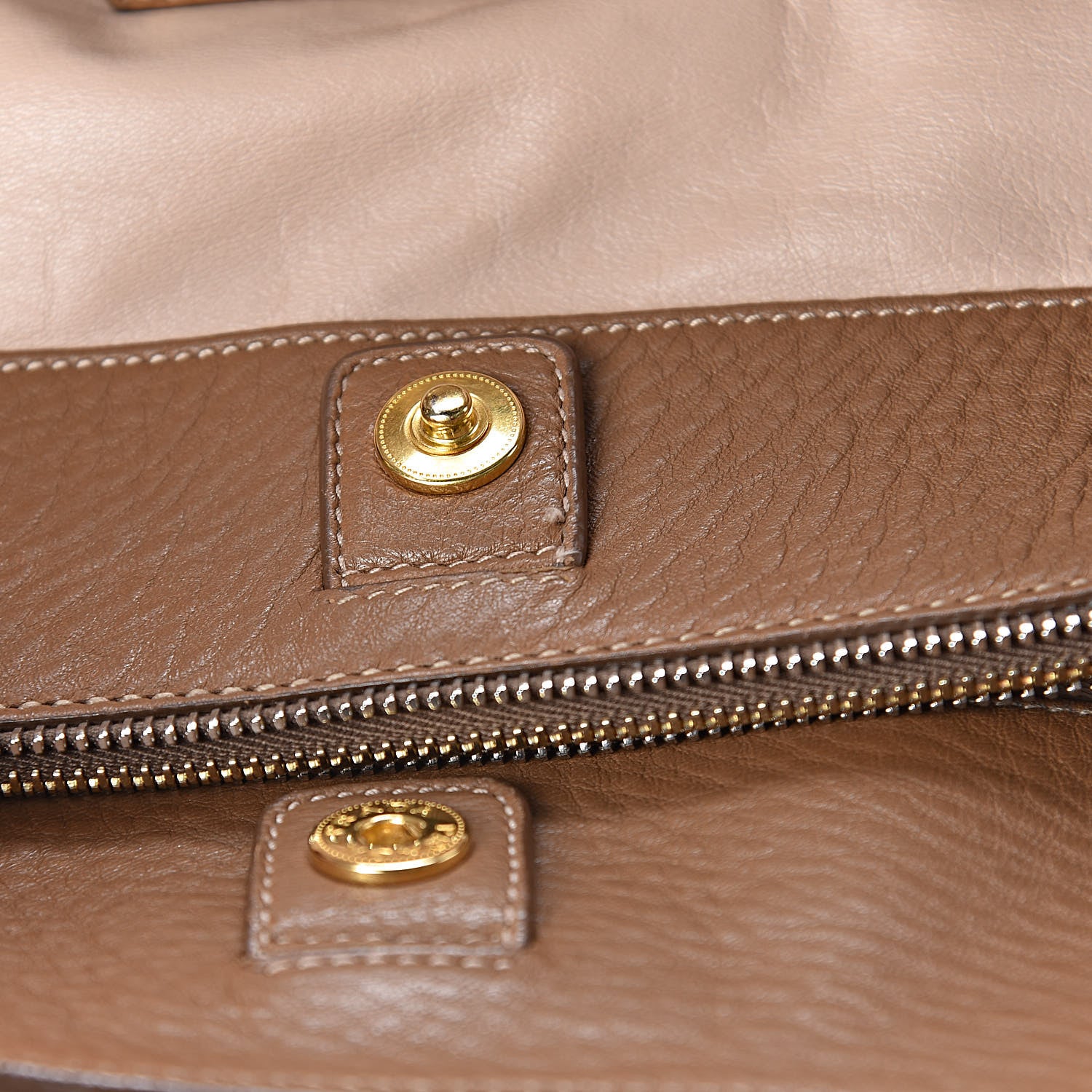 Prada Vitello Daino Shoulder Bag Cuoio 8 of 12