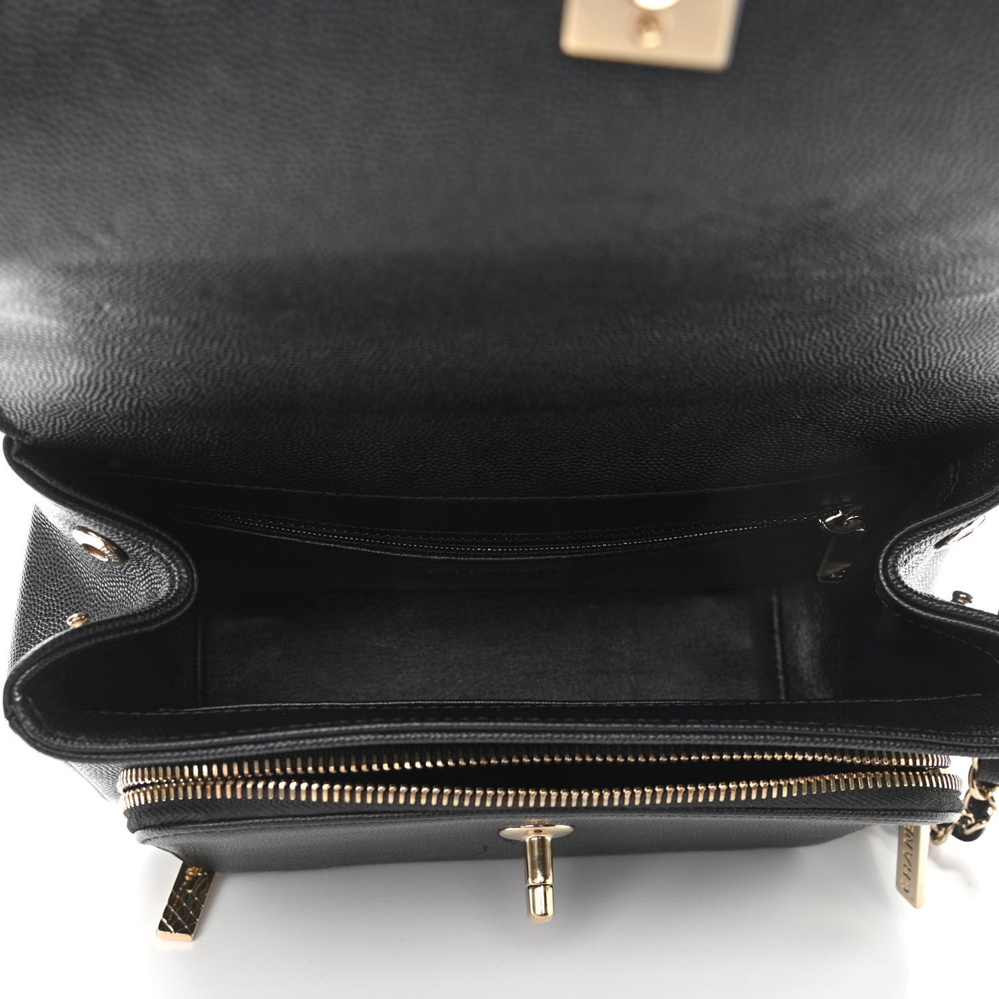 Caviar Quilted Medium Business Affinity Flap Black
