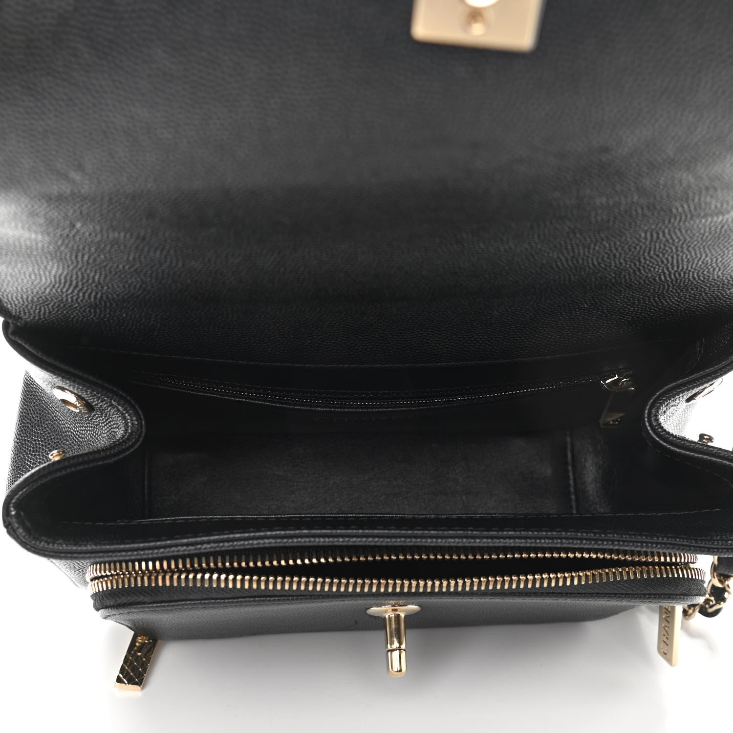 Chanel Caviar Quilted Medium Business Affinity Flap Black 7 of 10