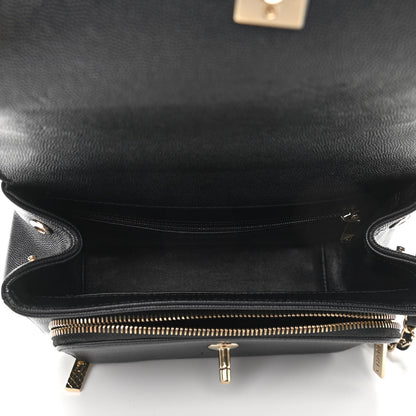Chanel Caviar Quilted Medium Business Affinity Flap Black 7 of 10