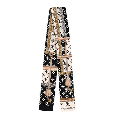 Louis Vuitton Silk Monogram Confidential Bandeau Black 2 of 3