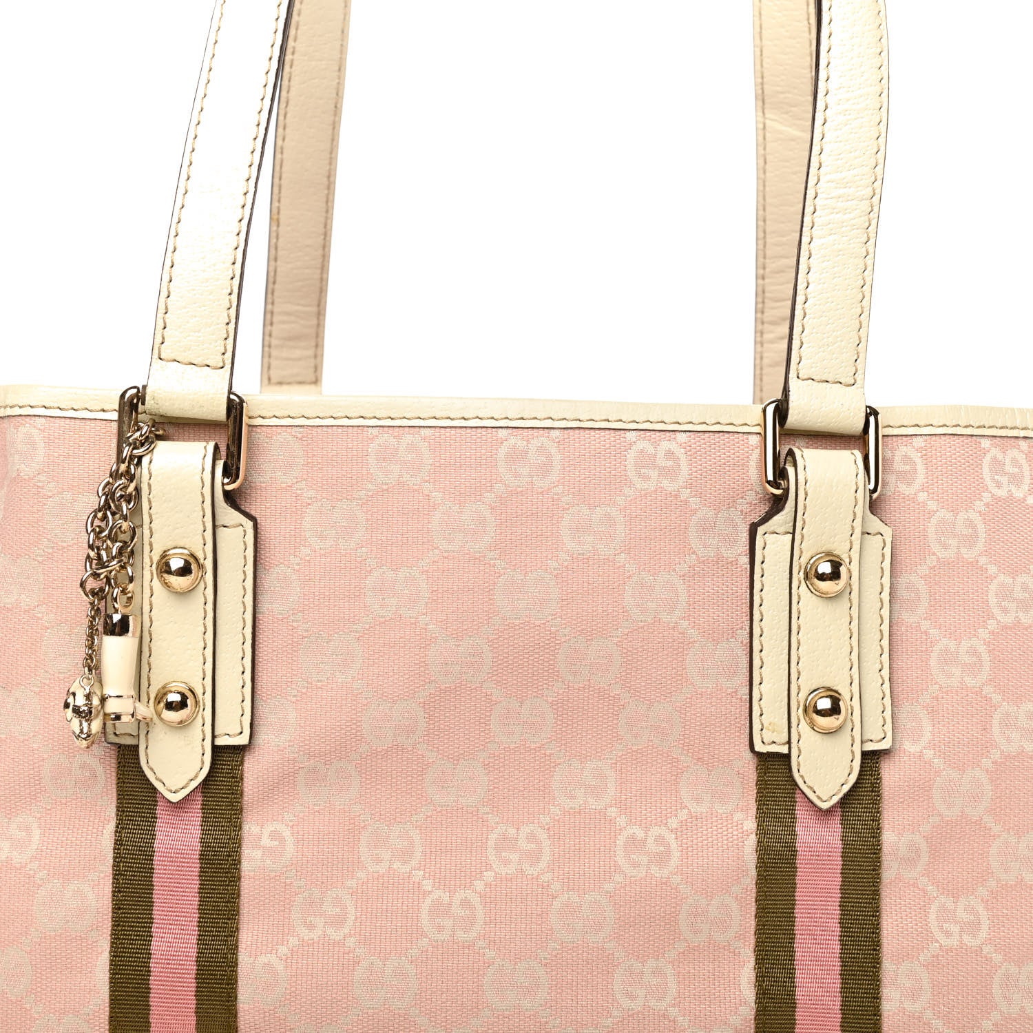 Gucci Monogram Medium Jolicoeur Tote Pink 10 of 13