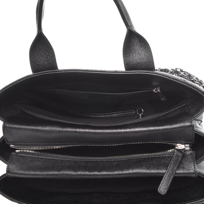 Chanel Caviar Quilted Urban Companion Top Handle Shopping Tote Black 6 of 9
