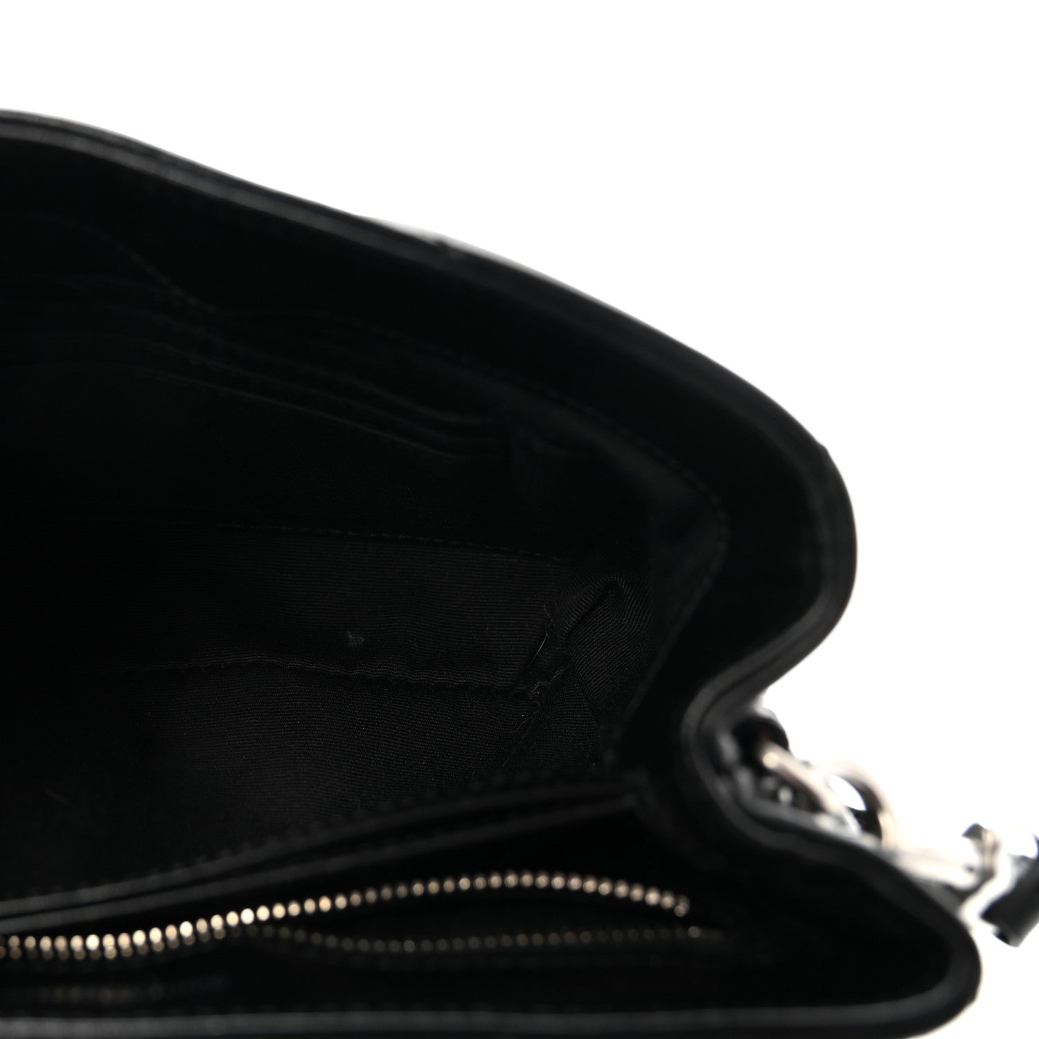 Saint Laurent Calfskin Y Quilted Monogram Toy Loulou Crossbody Bag Black 5 of 9
