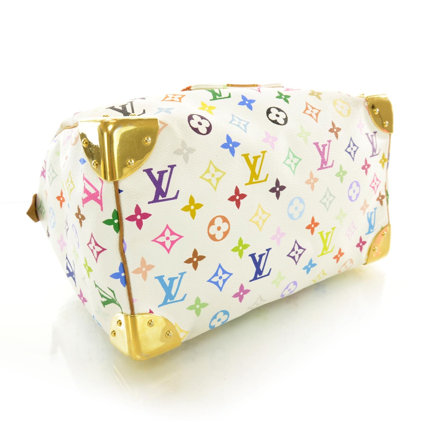 Monogram Multicolor Speedy 30 White