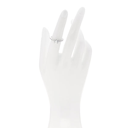Tiffany Platinum Diamond .89ct Novo Round Engagement Ring 52 6 2 of 7