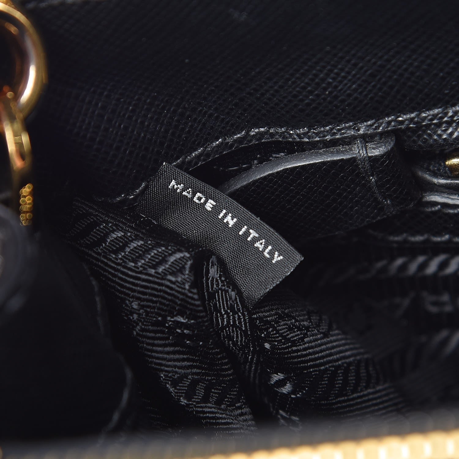 Prada Saffiano Small Galleria Double Zip Tote Black 8 of 8