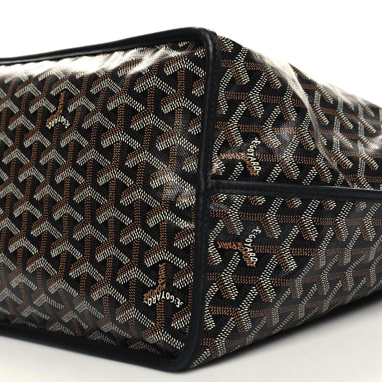 Goyard Goyardine Reversible Anjou GM Black 12 of 12