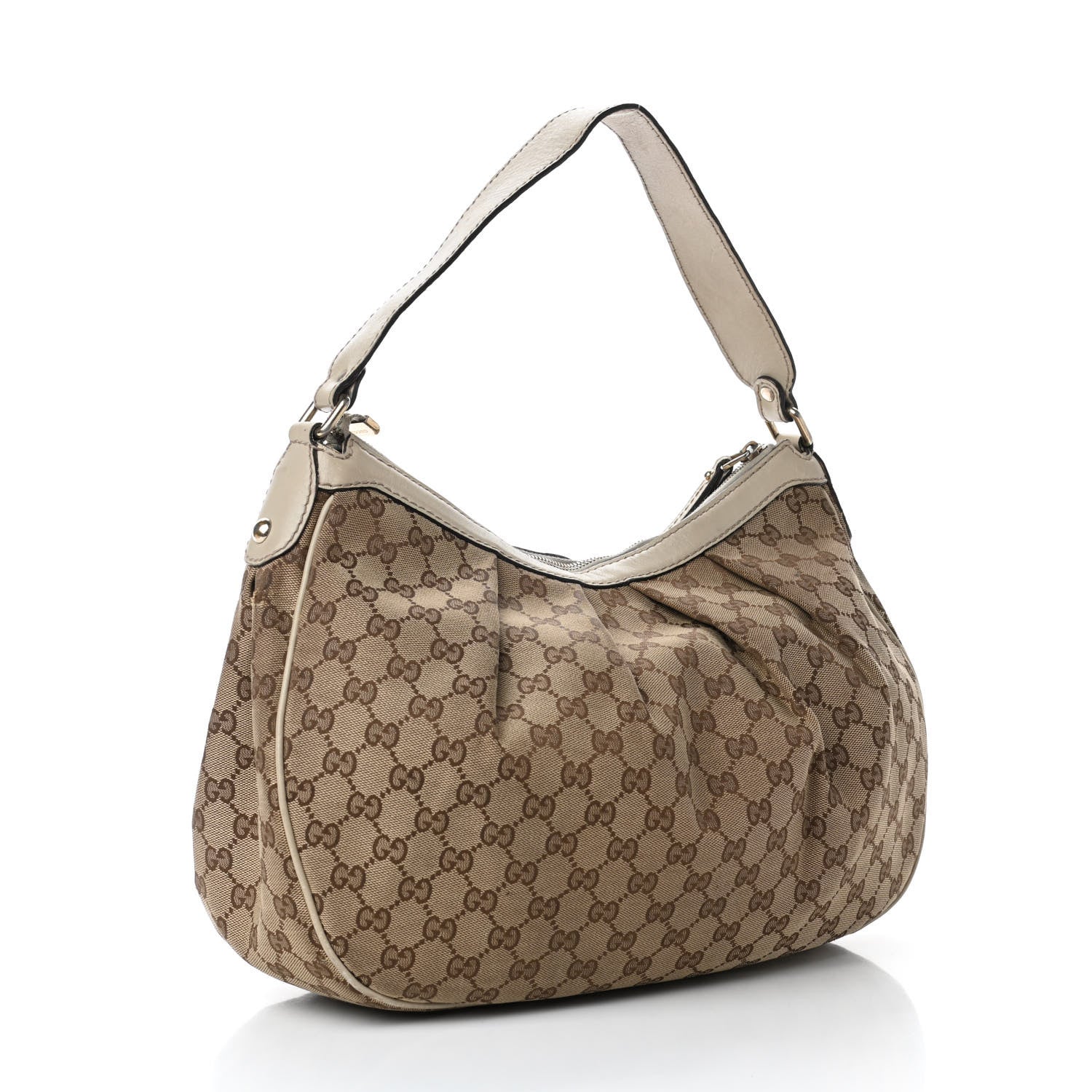 Gucci Monogram Medium Sukey Hobo Off White 2 of 10