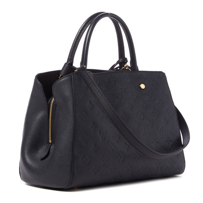 Louis Vuitton Empreinte Montaigne MM Black 2 of 8