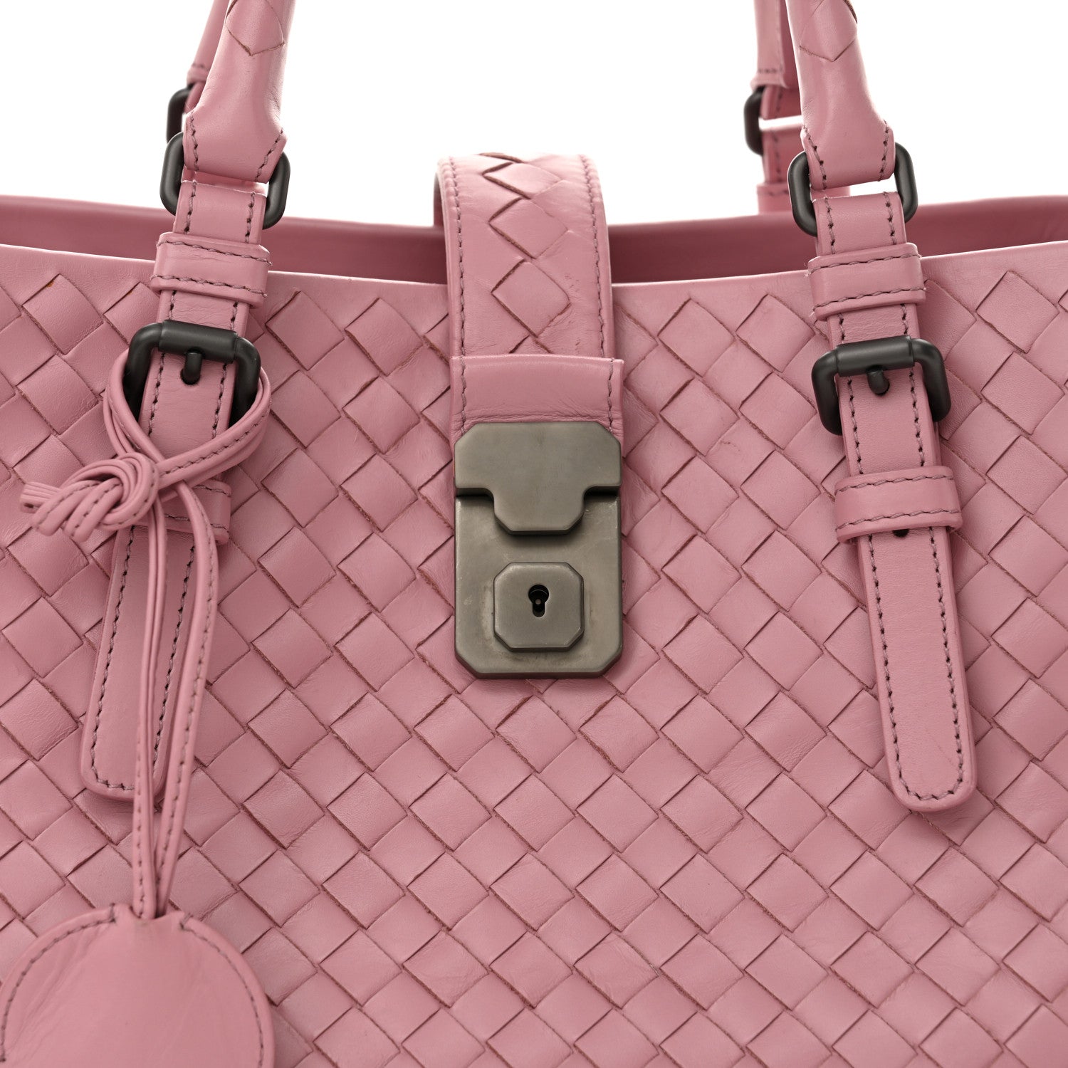 Bottega Veneta Nappa Intrecciato Small Roma Tote Mallow 8 of 11