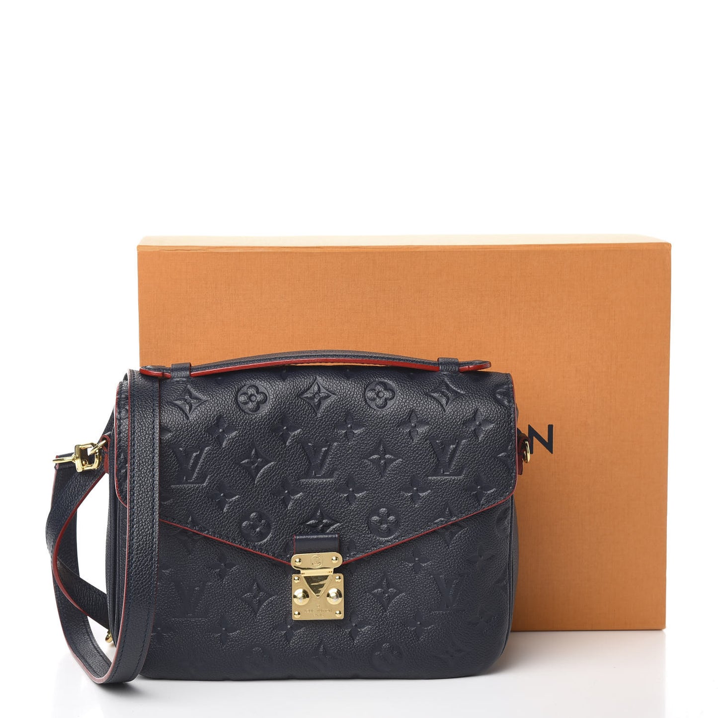 Empreinte Pochette Metis Marine Rouge