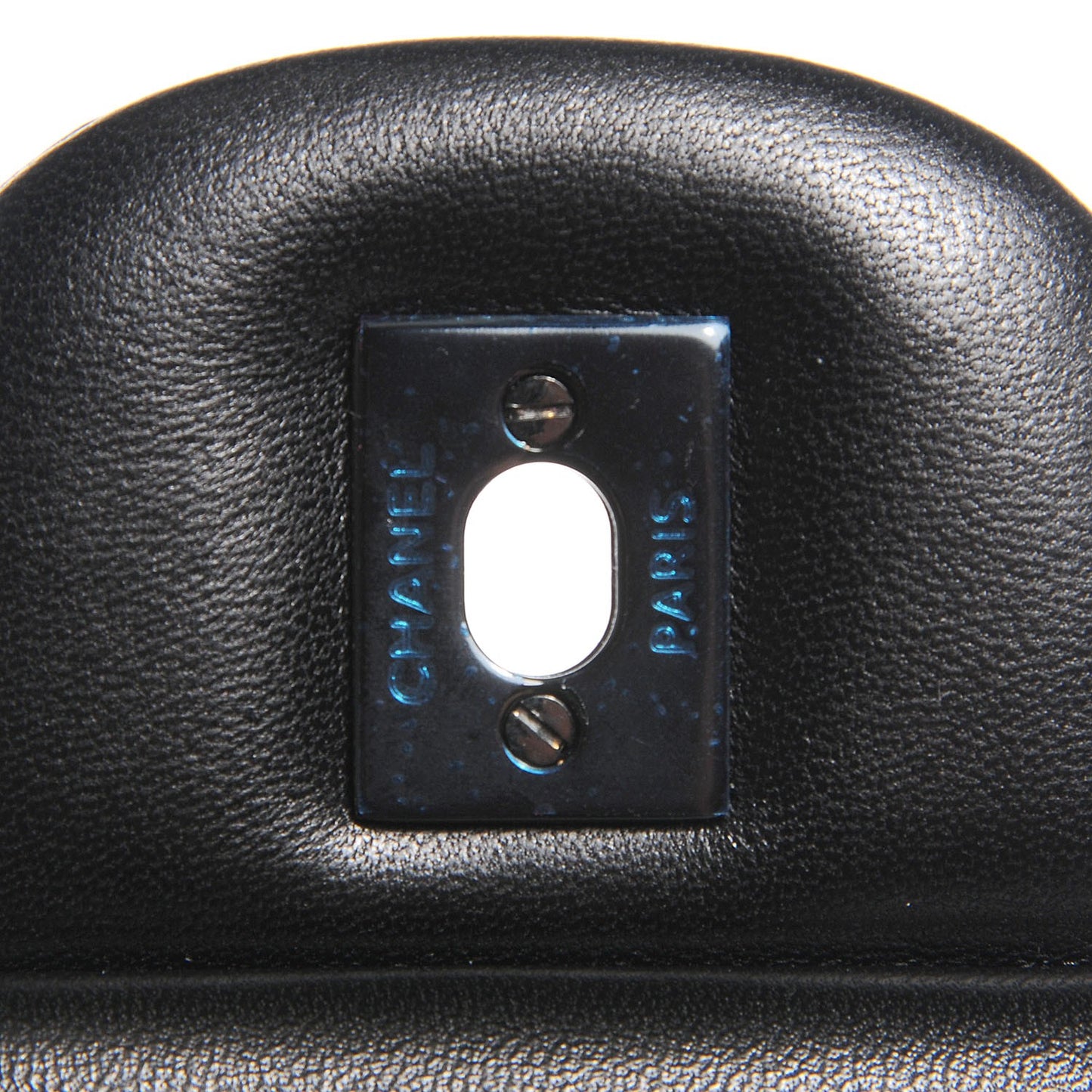 Lambskin Chevron Quilted Jumbo Double Flap So Black