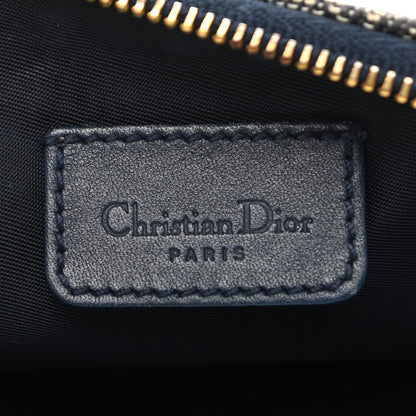 Christian Dior Monogram Mini Saddle Pochette Navy 6 of 12