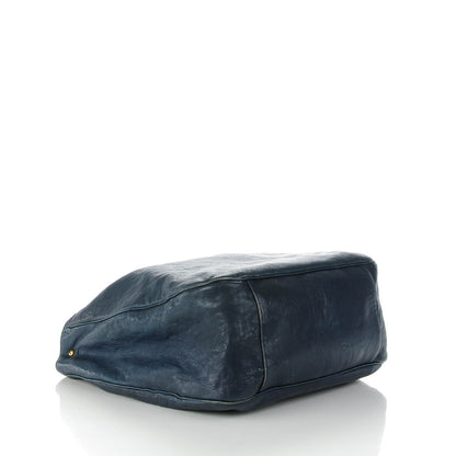 Saint Laurent Goatskin Large Roady Navy 4 of 7