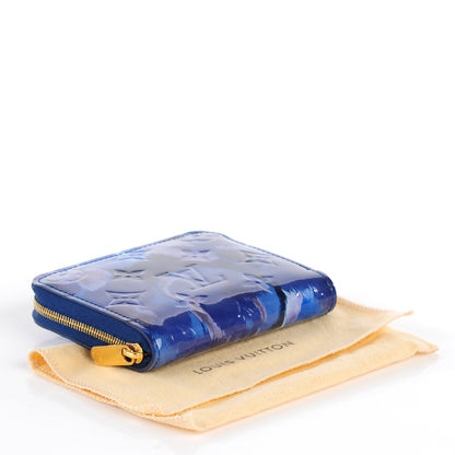 Louis Vuitton Vernis Ikat Zippy Coin Purse Grand Blue 3 of 8