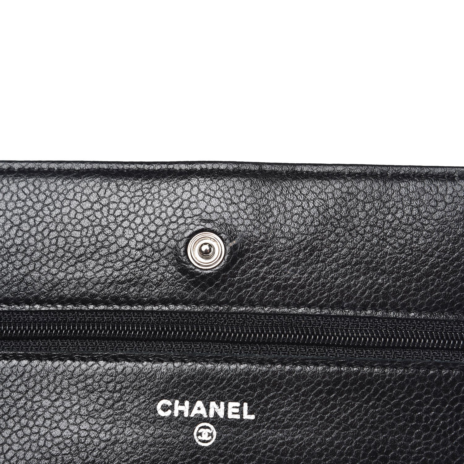 Chanel Caviar Quilted Wallet On Chain WOC Black 8 of 13