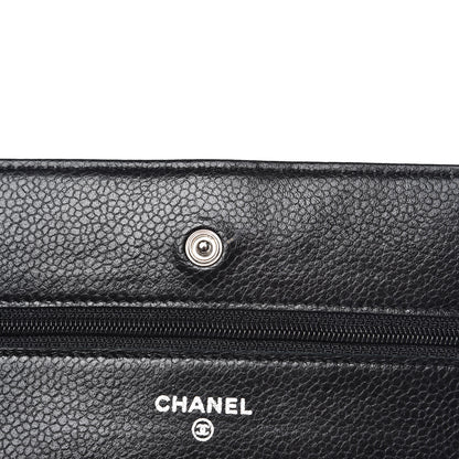 Chanel Caviar Quilted Wallet On Chain WOC Black 8 of 13