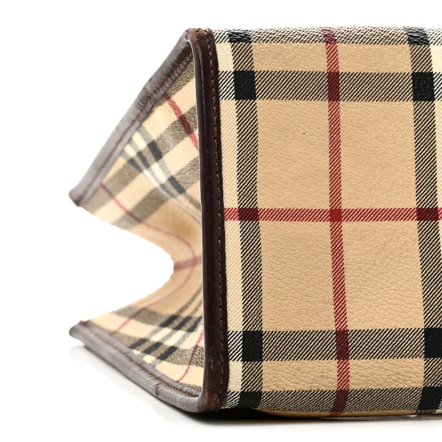 Haymarket Check Small Tote Brown