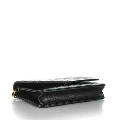 Chanel Caviar Quilted Wallet On Chain WOC Black 4 of 8