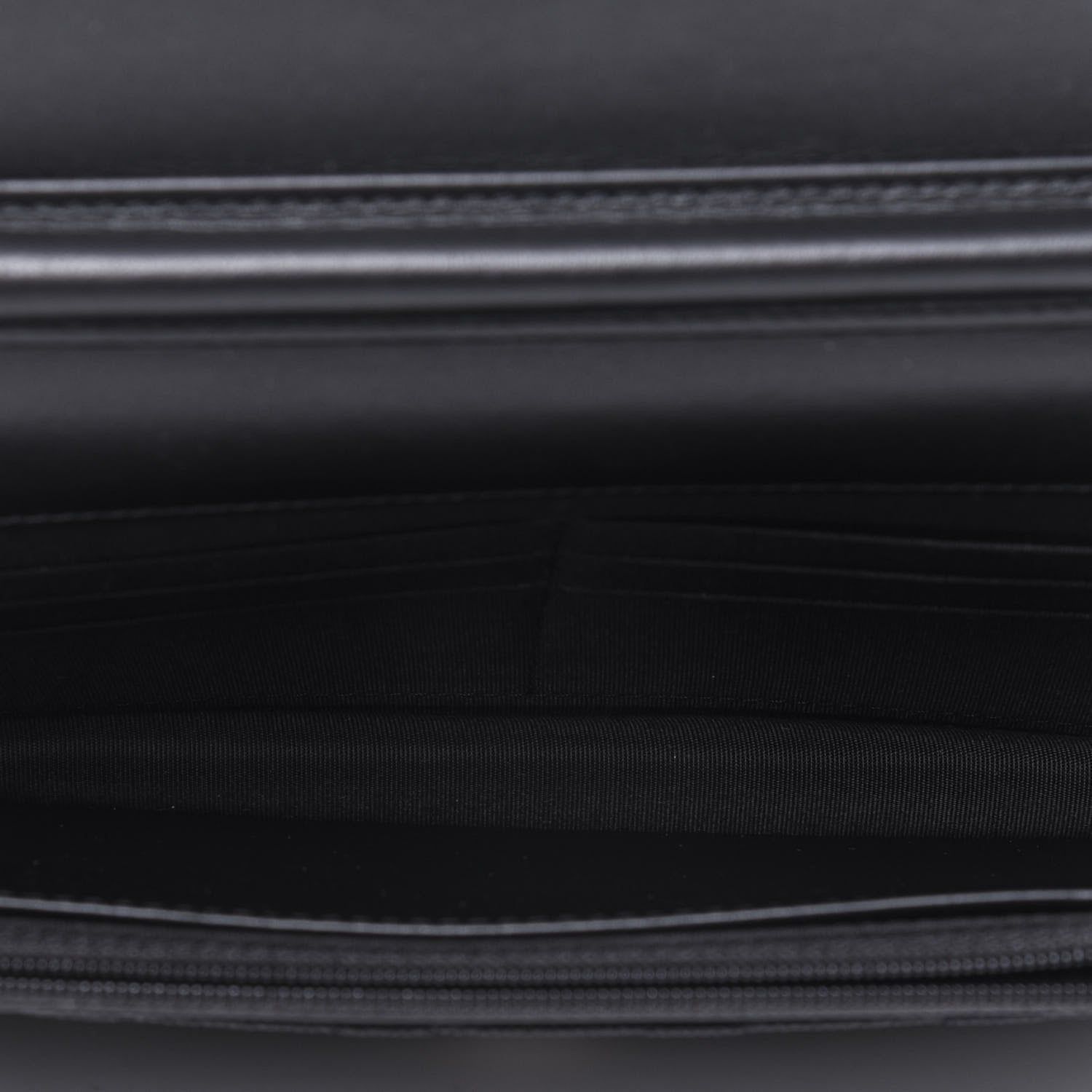 Chanel Caviar Quilted CC Filigree Wallet On Chain WOC Black 5 of 13