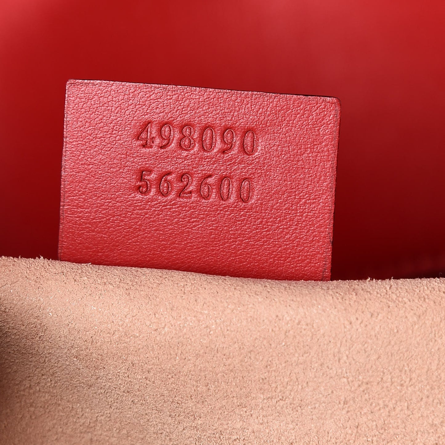 Calfskin Matelasse Large GG Marmont Shoulder Bag Hibiscus Red