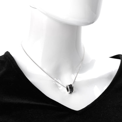 Bulgari Sterling Silver Ceramic Save The Children Pendant Necklace 2 of 9