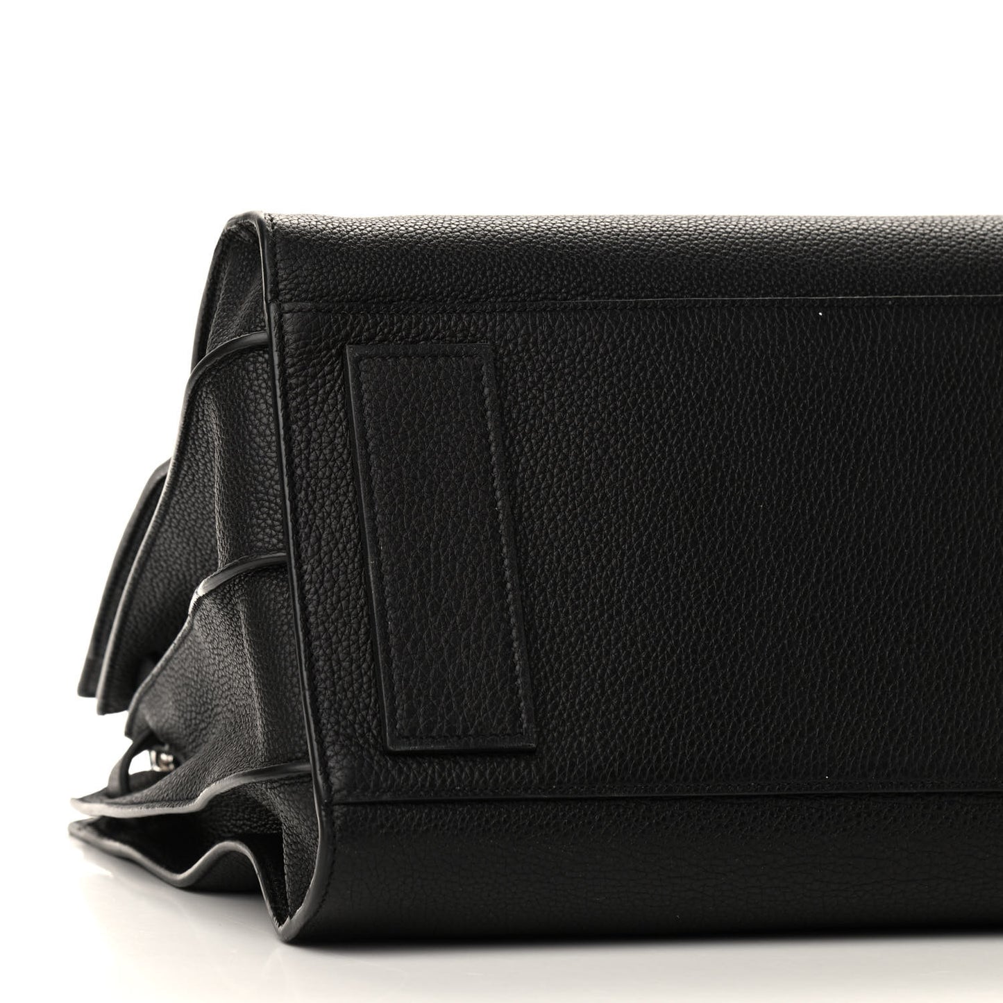 Grained Calfskin Medium Souple Sac De Jour Black