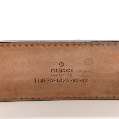 Gucci Guccissima Interlocking G 40mm Belt 80 32 Off White 3 of 14