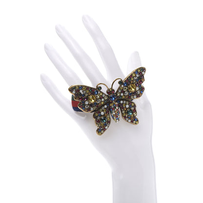 Gucci Web Crystal Butterfly Bracelet Multicolor 2 of 5