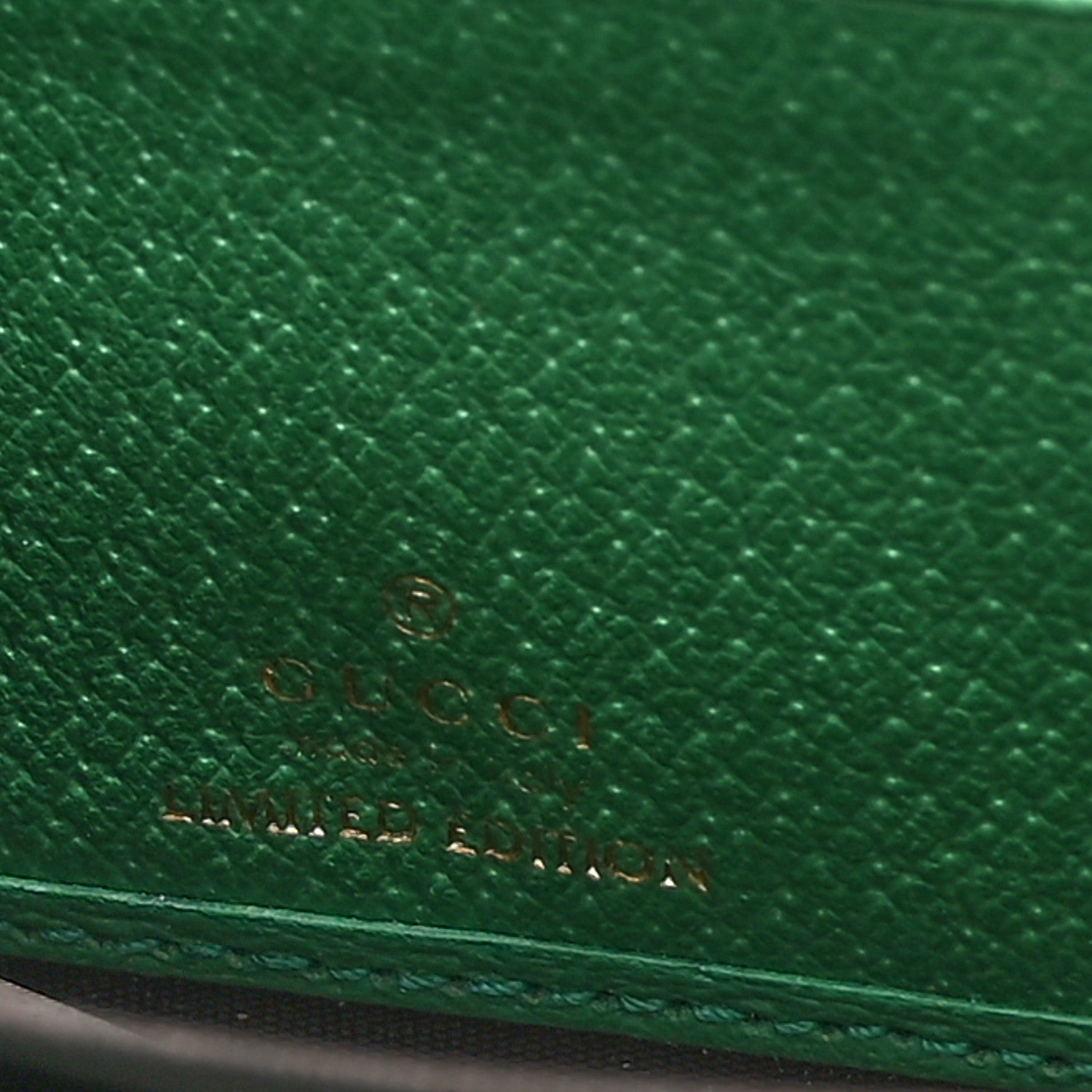 Gucci GG Supreme Monogram Flora Ophidia Zip Around Wallet Green 6 of 6