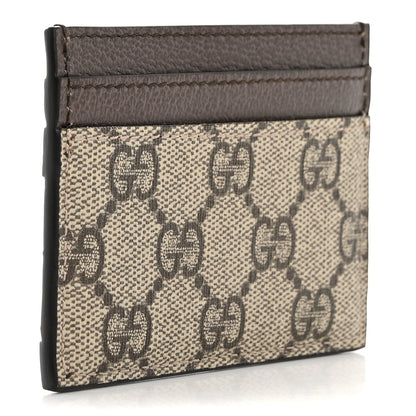 Gucci GG Supreme Monogram Ophidia Card Holder Brown 3 of 7