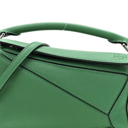 Loewe Calfskin Mini Puzzle Bag Jungle Green 7 of 9