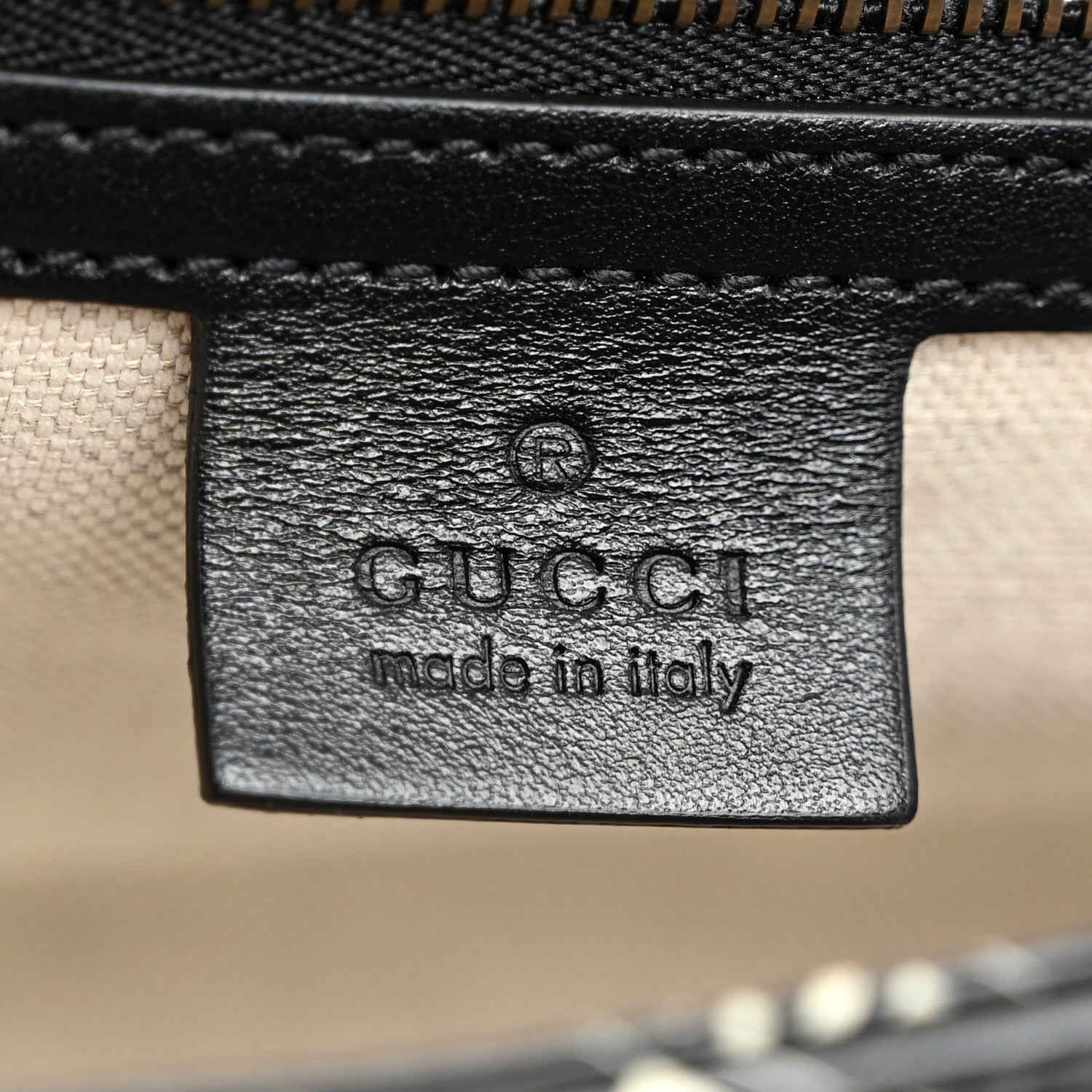 Gucci X BALENCIAGA Calfskin Matelasse Logo Print Small GG Marmont Shoulder Bag Black 6 of 10