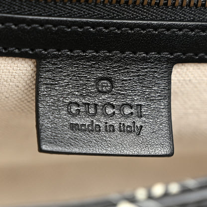 Gucci X BALENCIAGA Calfskin Matelasse Logo Print Small GG Marmont Shoulder Bag Black 6 of 10