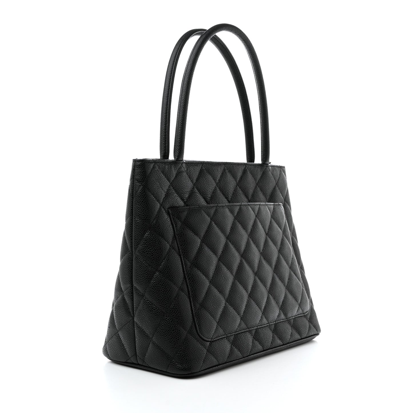Caviar Quilted Medallion Black