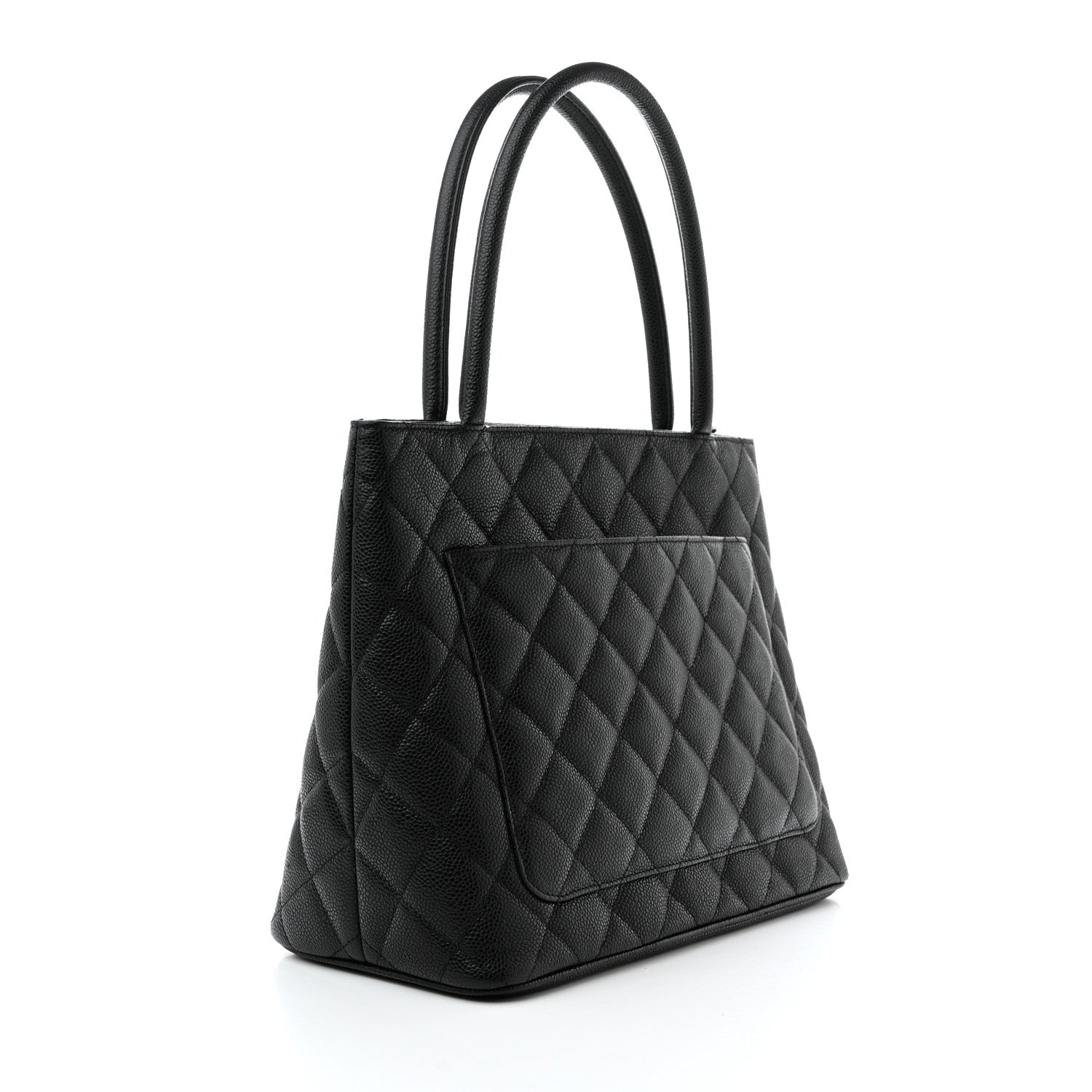 Chanel Caviar Quilted Medallion Black 2 of 12