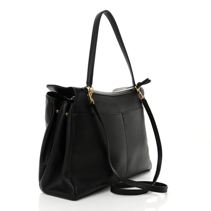 Balenciaga Smooth Calfskin Large Rodeo Top Handle Handbag Black 3 of 11